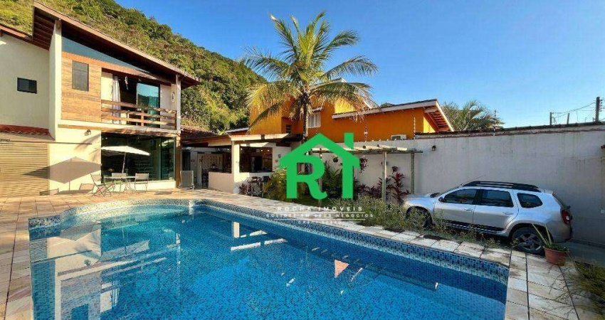Casa com 3 Quartos (3 Suítes), 3 Vagas, Lazer, Jardim Guaiuba, Guarujá/SP