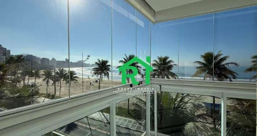 Vista panoramica para o mar, 3 suites e varanda gourmet na Praia das asturias, Guaruja