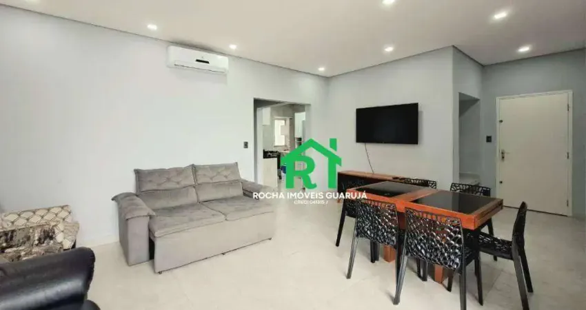Apartamento com 3 dormitórios à venda, 100 m² por r$ 750.000,00 - pitangueiras - guarujá/sp