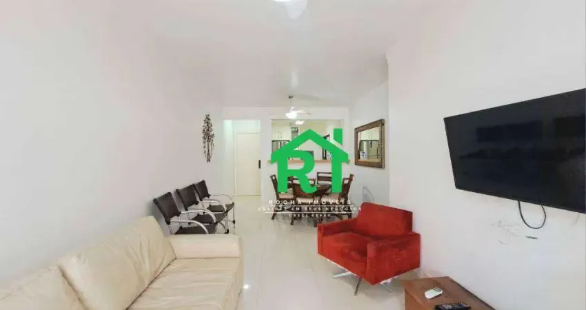 Apartamento com 3 dormitórios, 100 m² - venda por r$ 730.000,00 ou aluguel por r$ 5.200,00/mês - pitangueiras - guarujá/sp