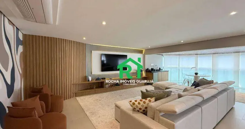 Apartamento frente mar com 4 quartos (4 suítes), 2 vagas e lazer à venda em enseada, guarujá