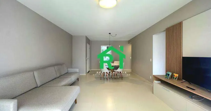 Apartamento com 3 dormitórios à venda, 115 m² por r$ 1.370.000,00 - pitangueiras - guarujá/sp