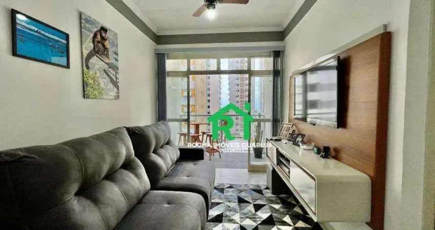 Apartamento com 2 dormitórios à venda, 60 m² por r$ 400.000 - pitangueiras - guarujá/sp