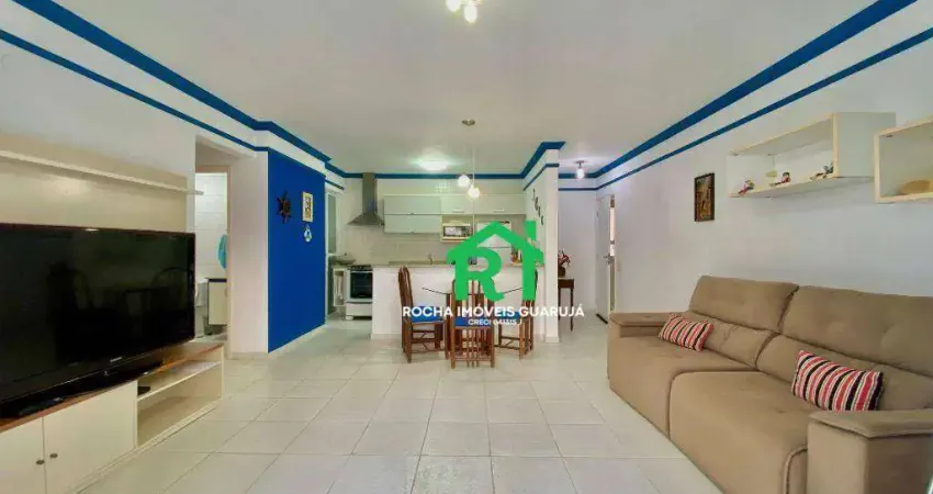 Apartamento com 2 dormitórios à venda, 78 m² por r$ 680.000,00 - jardim astúrias - guarujá/sp