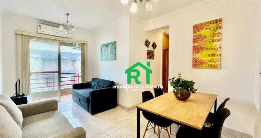 Apartamento com 2 dormitórios à venda, 60 m² por r$ 300.000 - praia da enseada - guarujá/sp