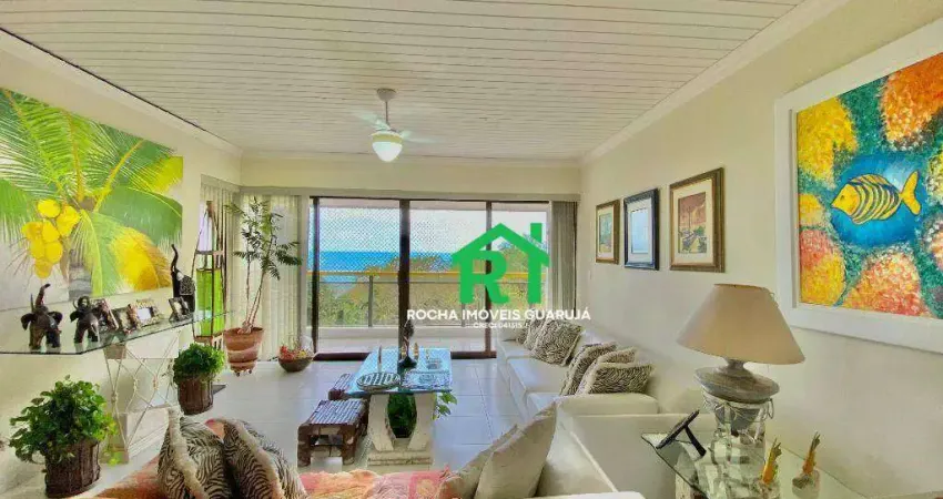 Apartamento com 3 dormitórios à venda, 165 m² por r$ 1.000.000,00 - sorocotuba - guarujá/sp