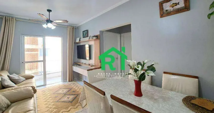 Apartamento com 2 dormitórios à venda, 55 m² por r$ 450.000,00 - pitangueiras - guarujá/sp