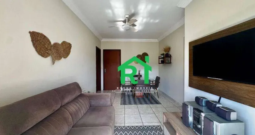 Apartamento com 2 dormitórios à venda, 69 m² por r$ 400.000,00 - enseada - guarujá/sp