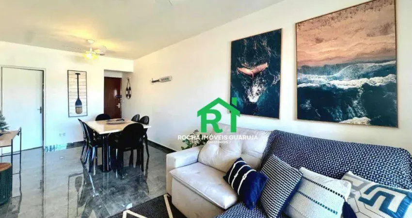 Apartamento com 2 dormitórios à venda, 85 m² por r$ 450.000 - enseada - guarujá/sp