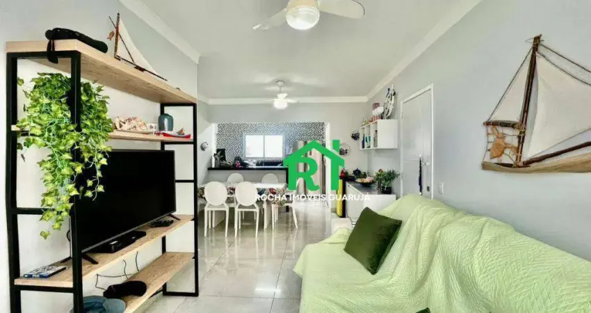 Apartamento com 3 dormitórios à venda, 84 m² por r$ 800.000 - jardim astúrias - guarujá/sp