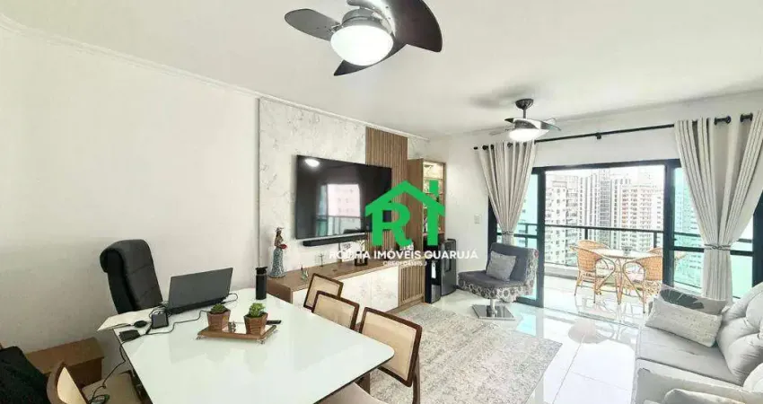 Apartamento com 2 quartos (1 suíte), 1 vaga e lazer à venda em jardim astúrias, guarujá