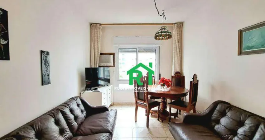 Apartamento à beira mar com 2 quartos e 1 vaga à venda em pitangueiras, guarujá