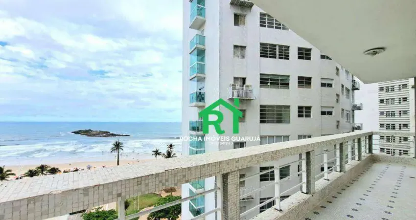 Apartamento à beira mar com 3 quartos à venda em pitangueiras, guarujá