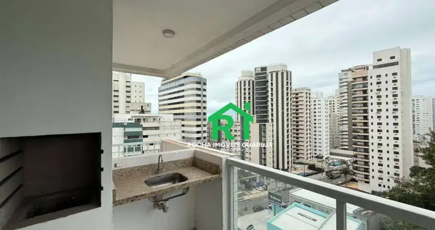 Apartamento beira-mar com varanda gourmet e lazer completo – astúrias, guarujá