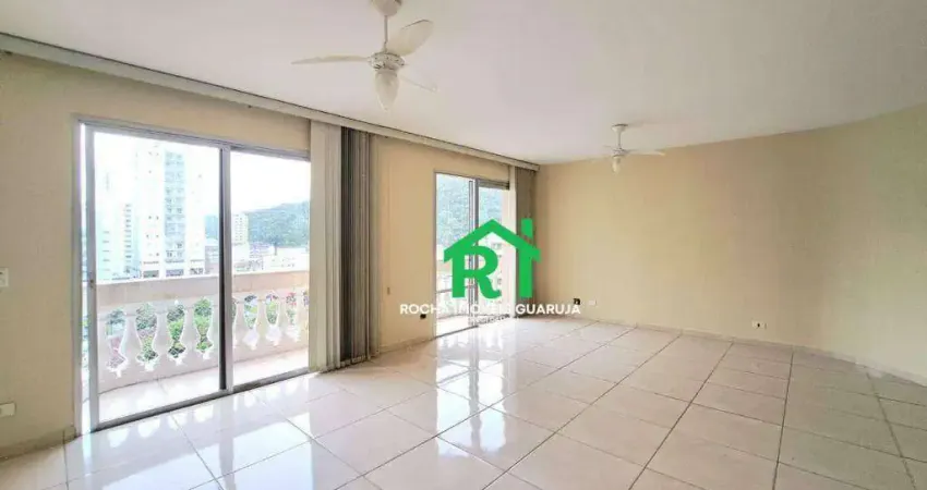 Apartamento com 3 dormitórios para alugar, 146 m² por r$ 4.000,00/mês - pitangueiras - guarujá/sp