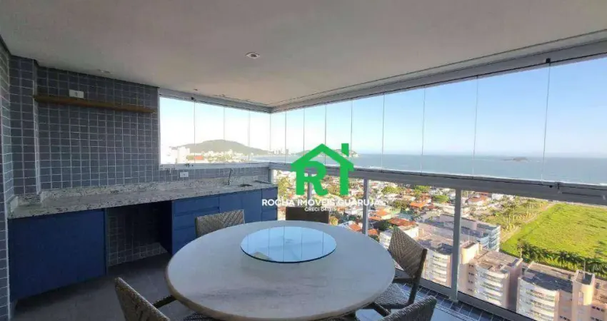 Apartamento com, 2 quartos (1 suíte), 2 vagas, lazer, à venda em enseada, guarujá/sp