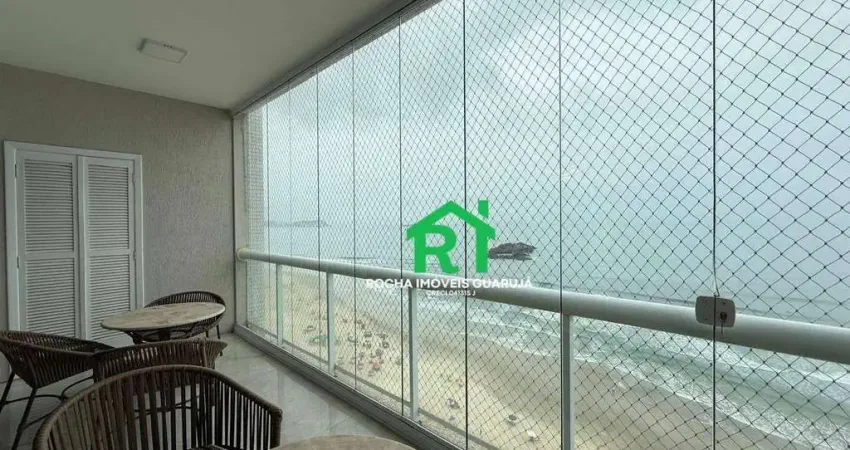 Apartamento frente total para o mar com 3 suítes – pitangueiras, guarujá