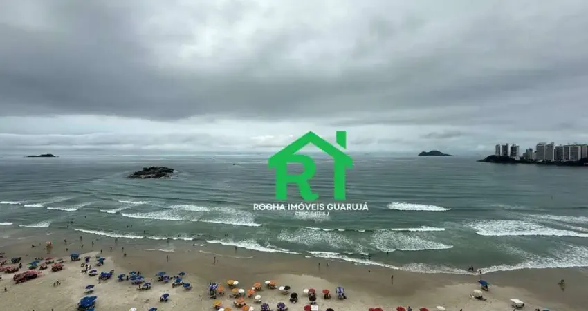 Frente mar em pitangueiras: apartamento reformado para locação com vista incrível
