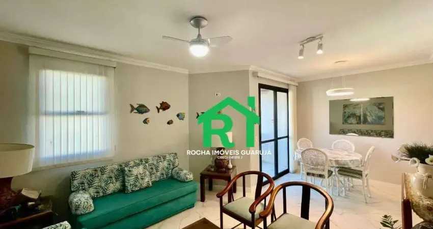 Apartamento com 3 quartos (1 suíte), 1 vaga, varanda à venda em praia da enseada, guarujá