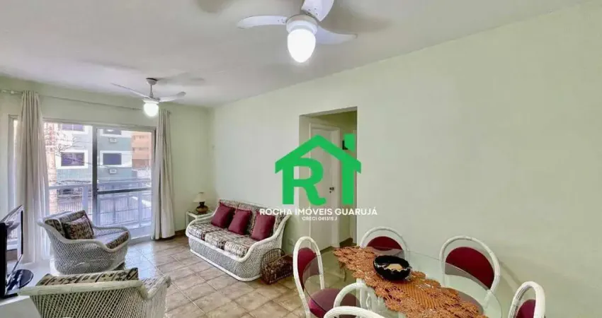 Apartamento com 2 quartos, varanda, 1 vaga à venda na praia da enseada, guarujá