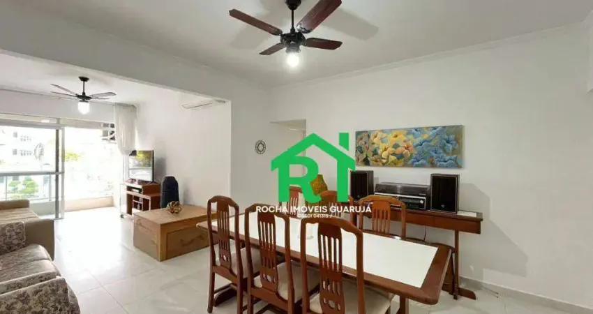 Apartamento à beira mar com 3 quartos (1 suíte), 1 vaga à venda em enseada, guarujá