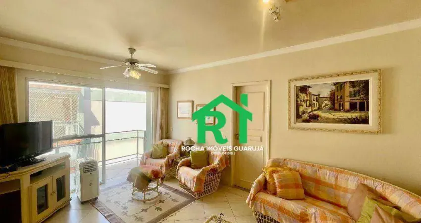 Apartamento com 3 quartos (1 suíte), varanda, 1 vaga à venda em praia da enseada, guarujá