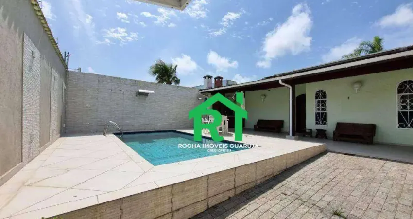 Casa com 5 quartos (1 suíte), 3 vagas e lazer à venda em enseada, guarujá