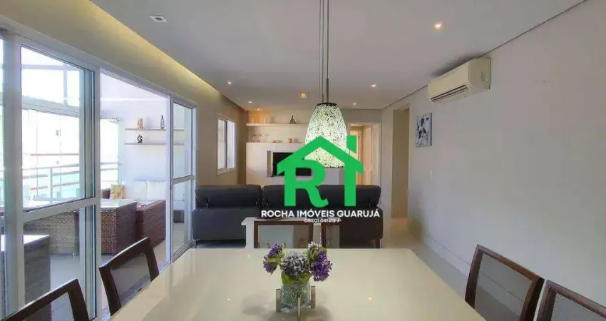 Apartamento com 3 quartos (1 suíte), 2 vagas, lazer, à venda na praia das astúrias, guarujá.