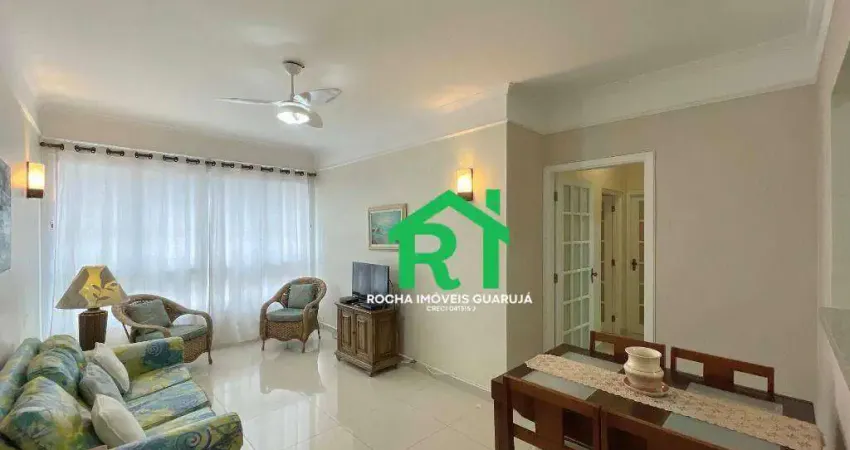 Apartamento à beira mar com 2 quartos, 1 vaga, à venda em pitangueiras, guarujá