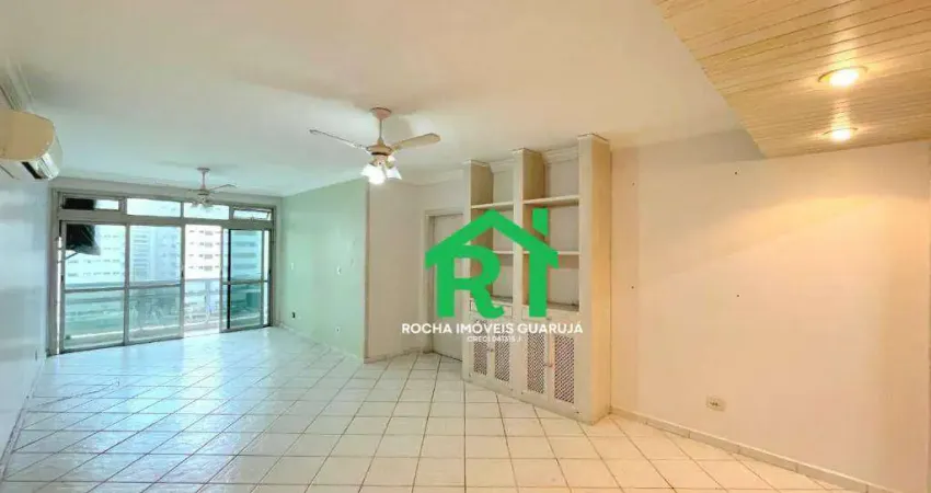 Apartamento à beira mar com 3 quartos (1 suíte) e 1 vaga em pitangueiras, guarujá