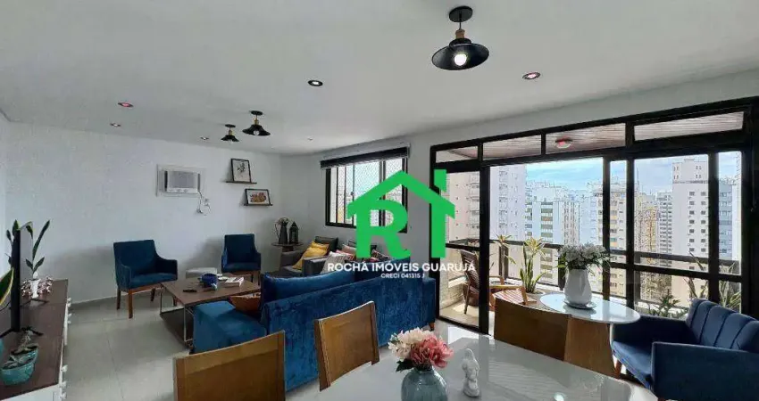 Apartamento com 3 quartos (1 suíte), 2 vagas à venda em pitangueiras, guarujá