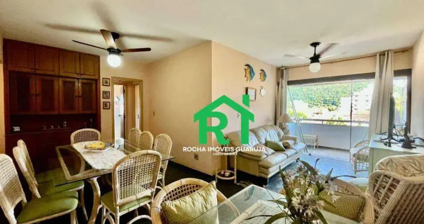 Apartamento com 3 quartos (3 suítes), sacada, 1 vaga à venda em enseada, guarujá