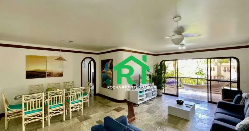 Apartamento com 4 quartos (2 suítes), 2 vagas e varanda gourmet á venda em Enseada, Guarujá