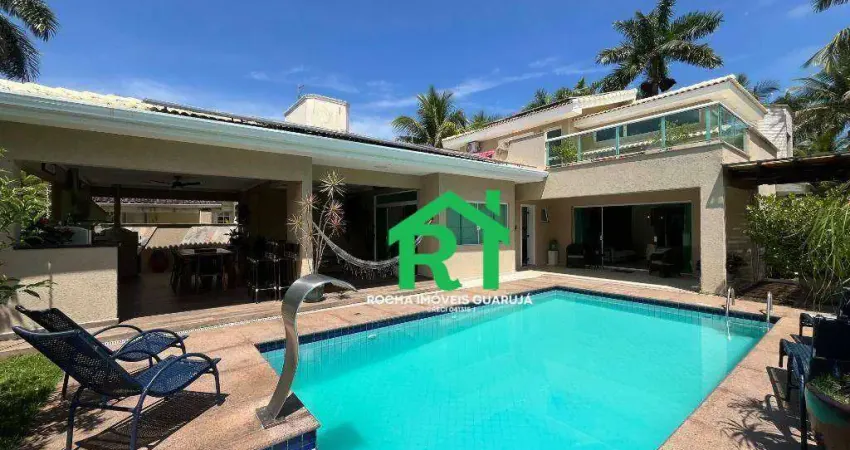 Casa com 4 quartos (4 suítes), 4 vagas e lazer à venda em Pernambuco, Guarujá.
