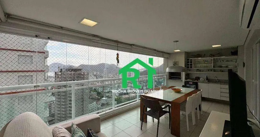 Apartamento com 4 quartos (2 suítes), 2 vagas e lazer à venda em Jardim Astúrias, Guarujá