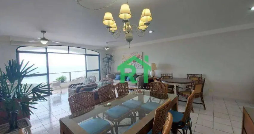 Apartamento com 4 dormitórios, 190 m² - venda por r$ 1.150.000,00 ou aluguel por r$ 7.000,00/mês - jardim astúrias - guarujá/sp