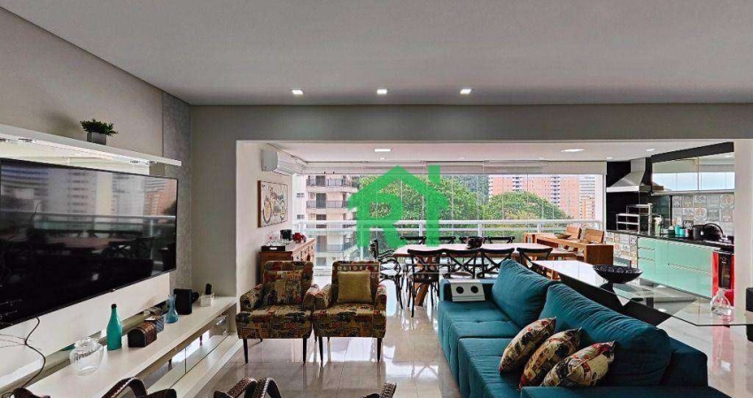 Apartamento Beira Mar, Varanda Gourmet, 3 Dormitórios, 2 Vagas, Lazer, Jardim Astúrias, Guarujá/SP