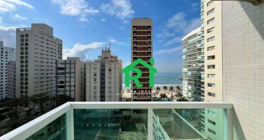 Apartamento á Beira Mar, 2 Quartos, 1 Vaga, Jardim Astúrias, Guarujá/SP