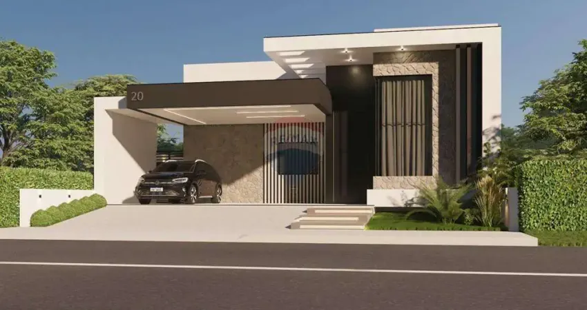Casa à venda na planta com 3 suítes e piscina no  desejado Condomínio Residencial das Acácias em Paulínia/SP