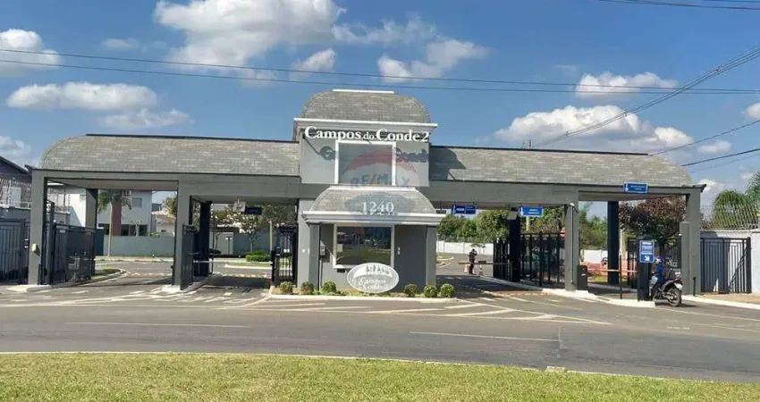 Terreno a venda com 300m² em condomínio fechado Campos do Conde 2 João Aranha em Paulínia SP