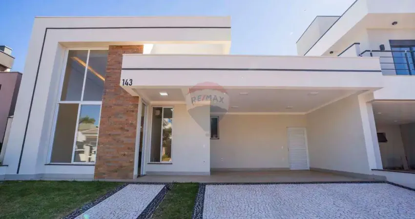 Casa à venda com 3 quartos suítes condomínio residencial royal garden, paulínia/sp