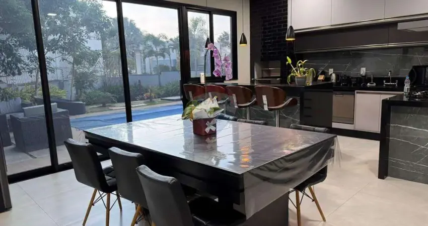 Casa a venda com 3 quartos suítes  e piscina, residencial terras do fontanário, paulínia/sp.