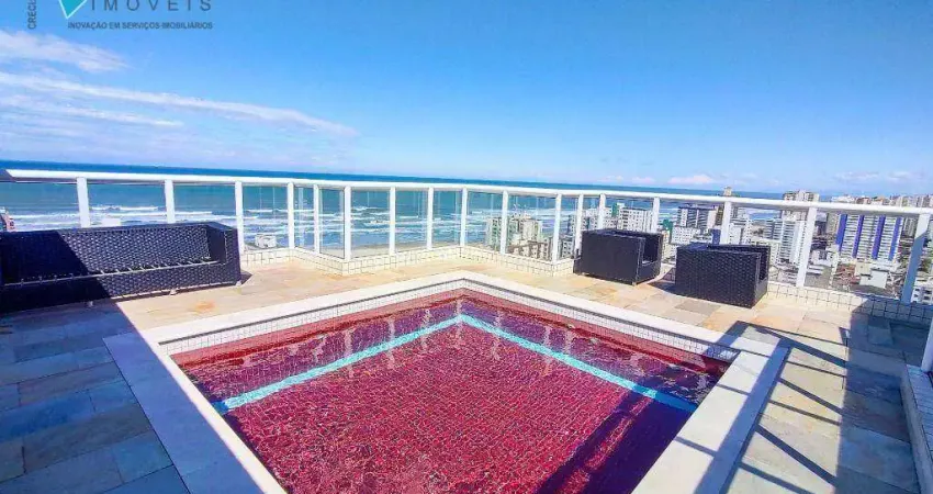 Cobertura à venda, 243 m² por R$ 2.650.000,00 - Vila Guilhermina - Praia Grande/SP
