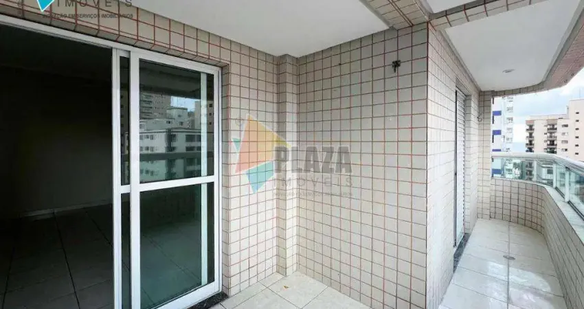 Apartamento com 2 dormitórios para alugar, 78 m² por R$ 3.100,01/mês - Aviação - Praia Grande/SP