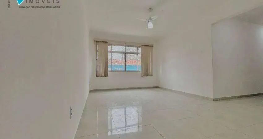 Apartamento com 3 dormitórios para alugar, 100 m² por r$ 2.500,00/mês - vila guilhermina - praia grande/sp