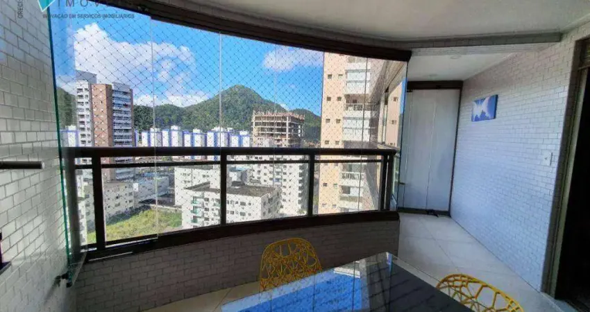 Apartamento com 3 dormitórios à venda, 122 m² por R$ 1.268.000,00 - Canto do Forte - Praia Grande/SP