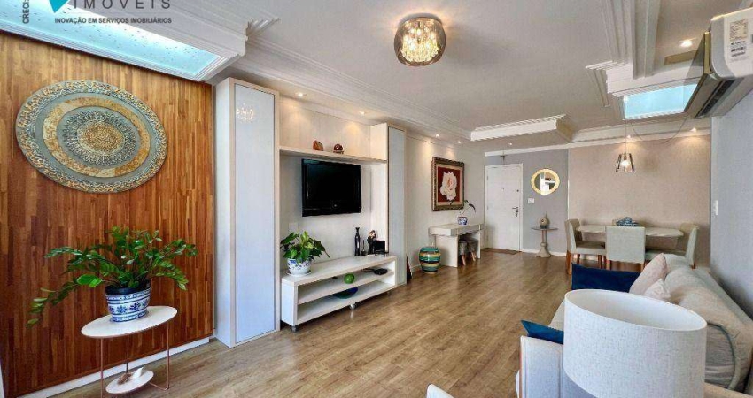 Apartamento com 2 dormitórios à venda, 103 m² por R$ 680.000,00 - Canto do Forte - Praia Grande/SP