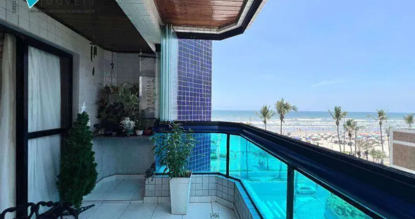 Apartamento com 3 dormitórios à venda, 117 m² por r$ 640.000,00 - vilamar - praia grande/sp