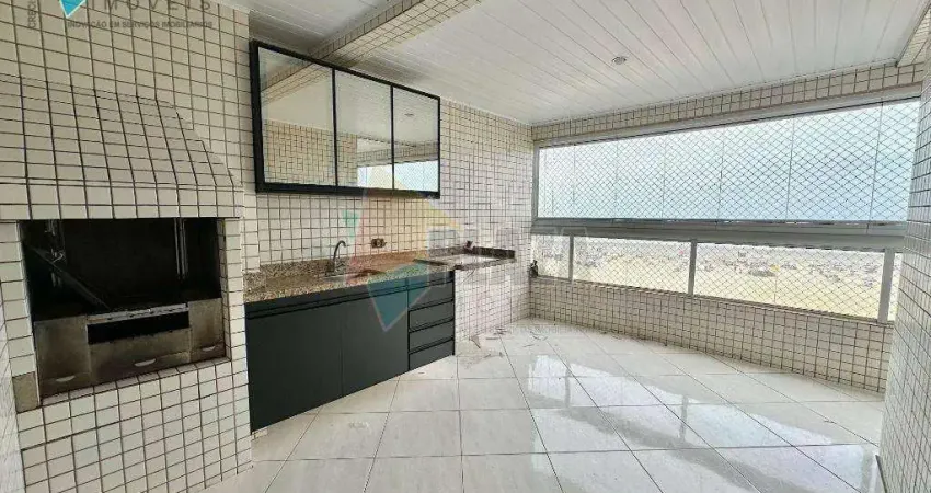 Apartamento com 3 dormitórios para alugar, 143 m² por R$ 6.500,00/mês - Boqueirão - Praia Grande/SP