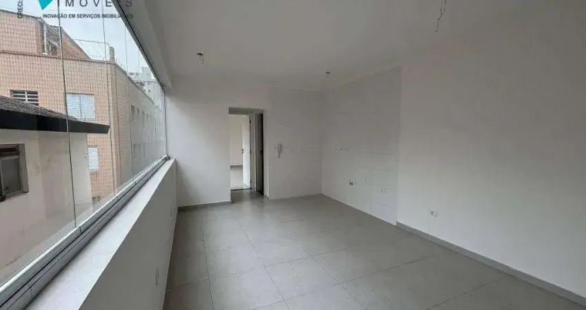 Apartamento com 1 dormitório à venda, 44 m² por r$ 336.000,00 - vila guilhermina - praia grande/sp